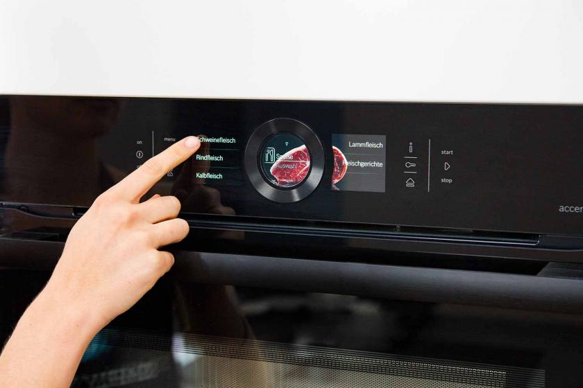 Backofen wird eingeschaltet.