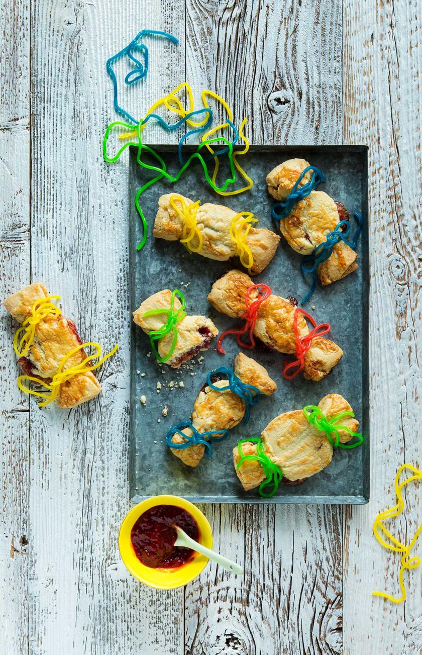 Süße Knallbonbons mit fruchtiger Überraschung