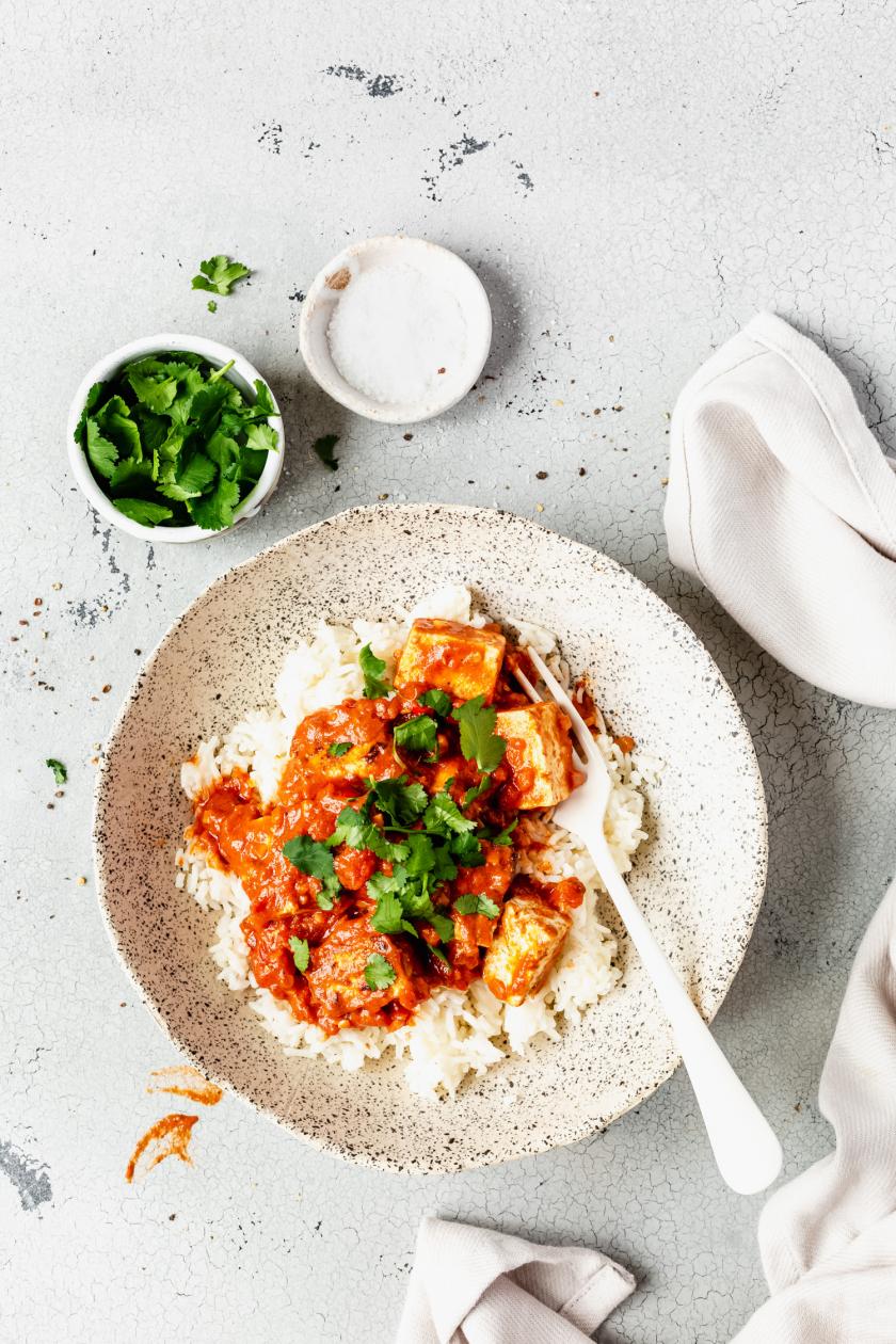Tofu Tikka Masala so lecker wie das Original