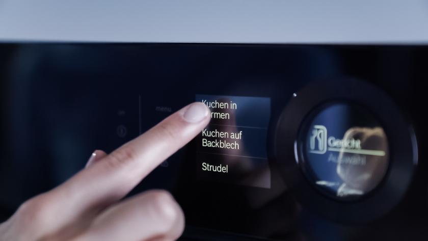 Der Backofen wird eingeschaltet.