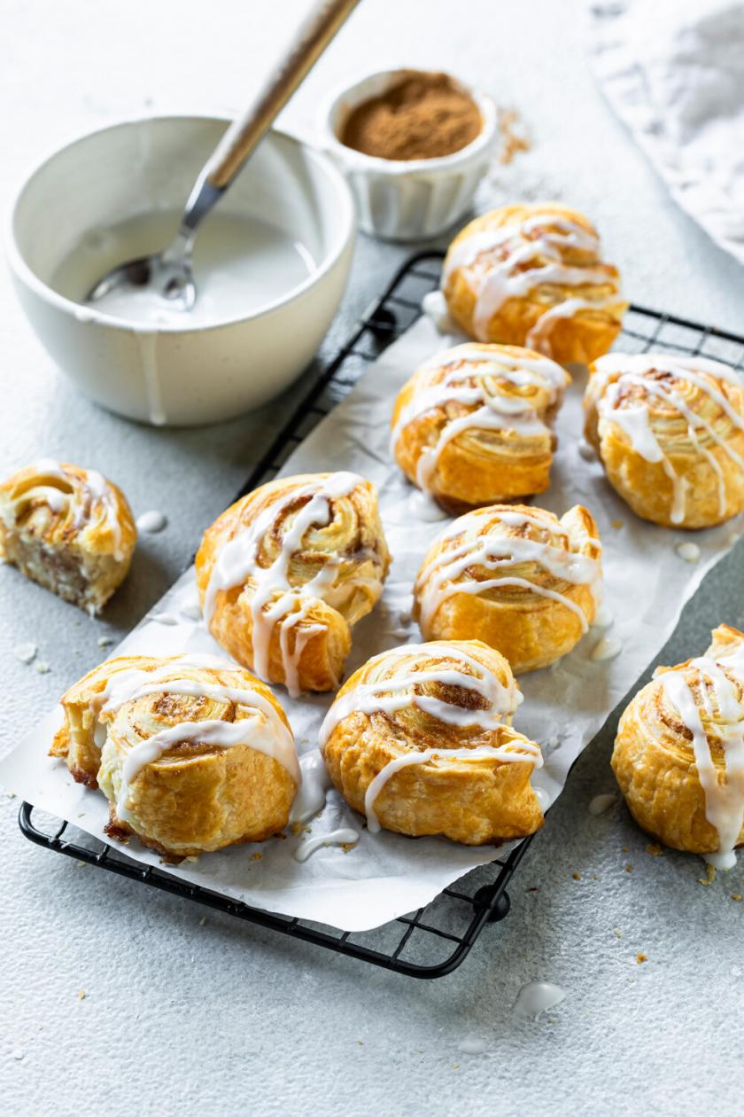Blätterteig Zimtschnecken - das einfachste Rezept