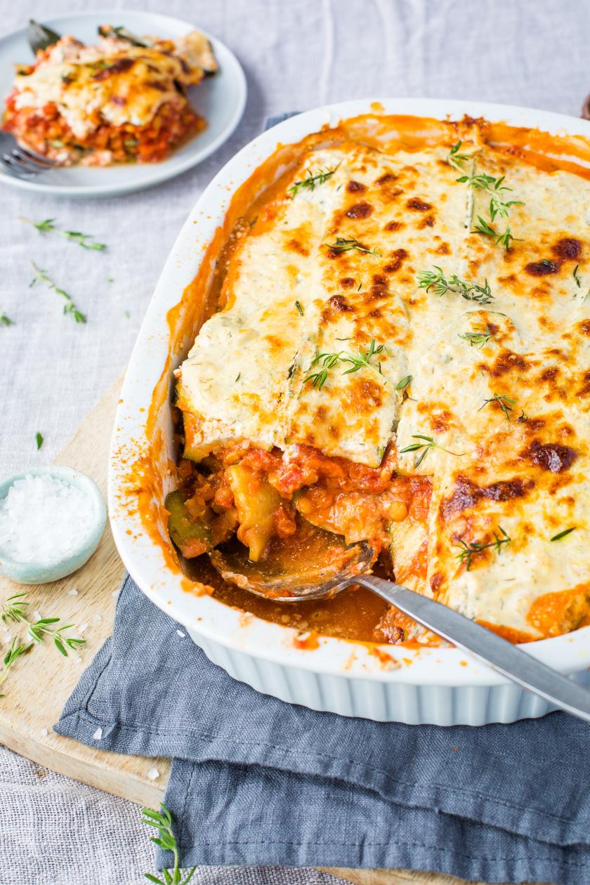 Zucchini-Lasagne - vegetarisch und Low Carb | Simply Yummy