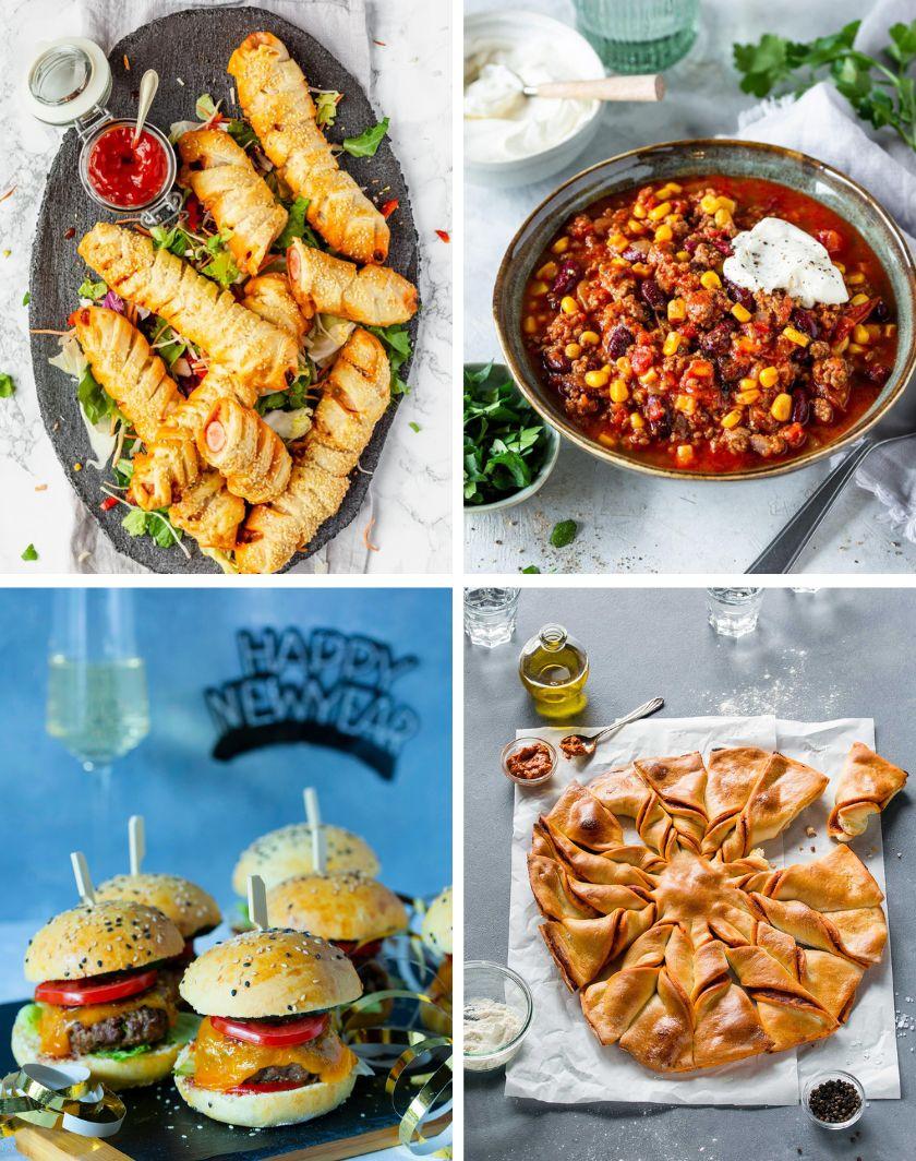 Collage aus vier Bildern zu einem Titelbild  zusammengefügt