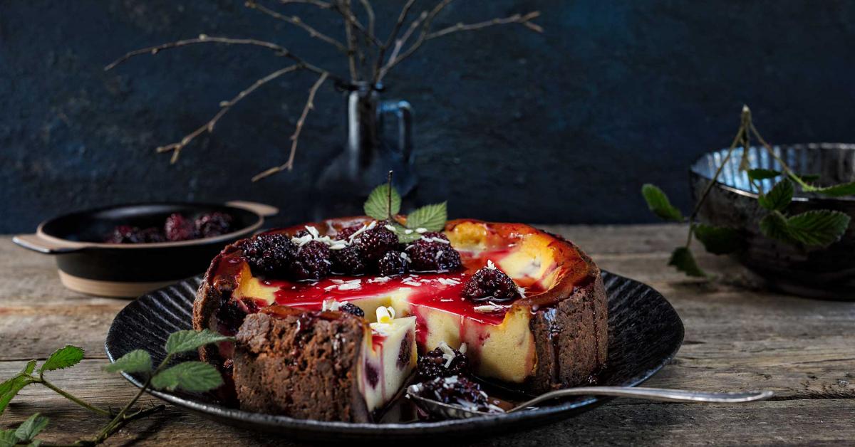 Brombeer Cheesecake mit Mascarpone | Simply Yummy