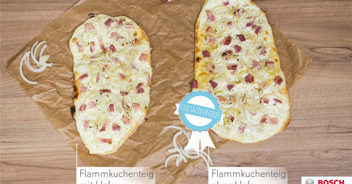 Kann Man Gekauften Flammkuchenteig Einfrieren Flammkuchenteig Rezept - hauchdünn mit oder ohne Hefe?