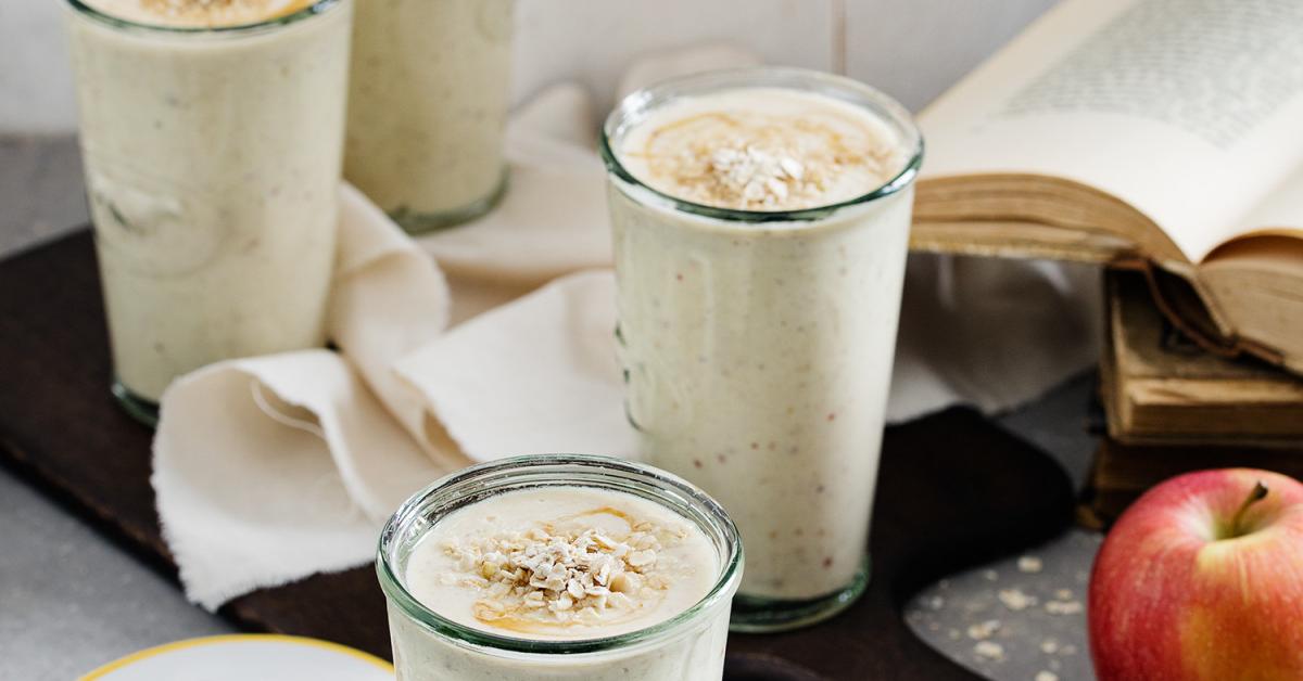 Apfel-Haferflocken-Frühstücksdrink im Cookit | Simply Yummy