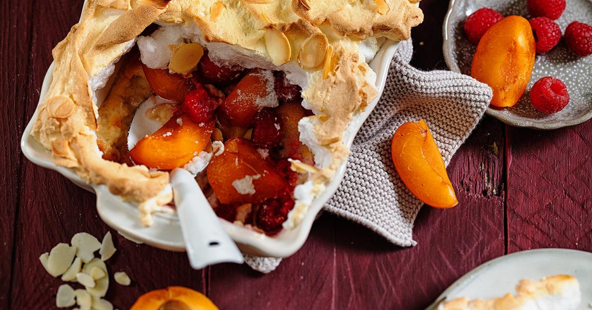 Aprikosen-Himbeer-Auflauf mit Baiserdecke | Simply Yummy Aprikosen-Himbeer-Auflauf mit Baiserdecke | Simply Yummy