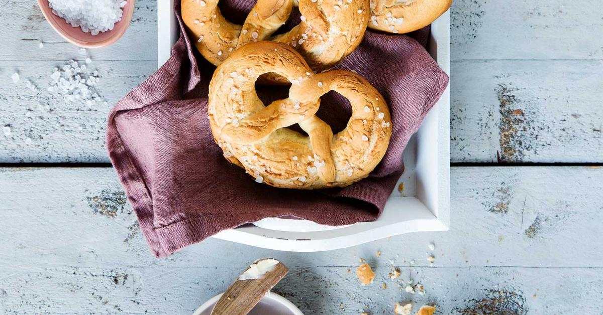 Selbst gemachte Brezel noch besser als vom Bcker