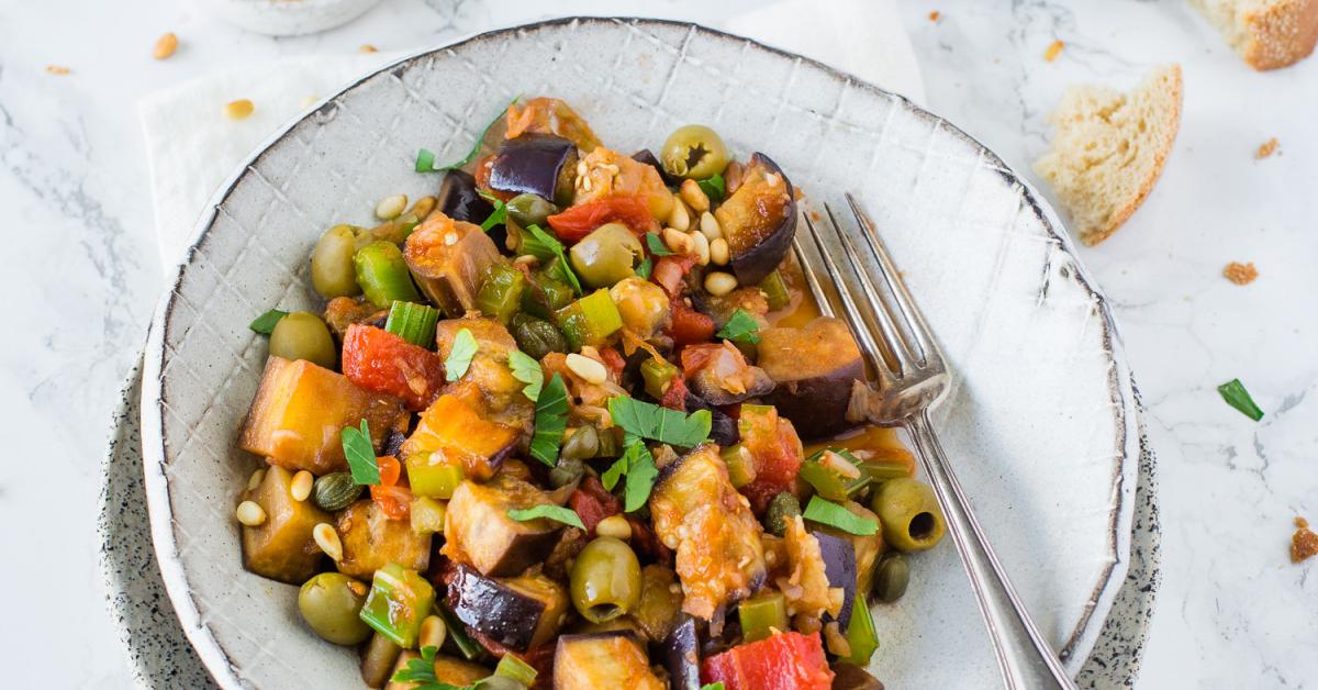 Caponata Siciliana Das einzig wahre Rezept Simply Yummy