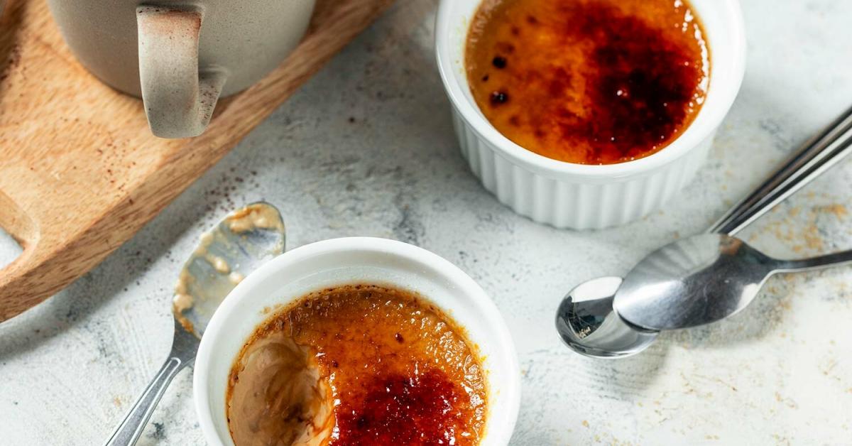 Cappuccino Creme brulee Dessert einfach | Simply Yummy