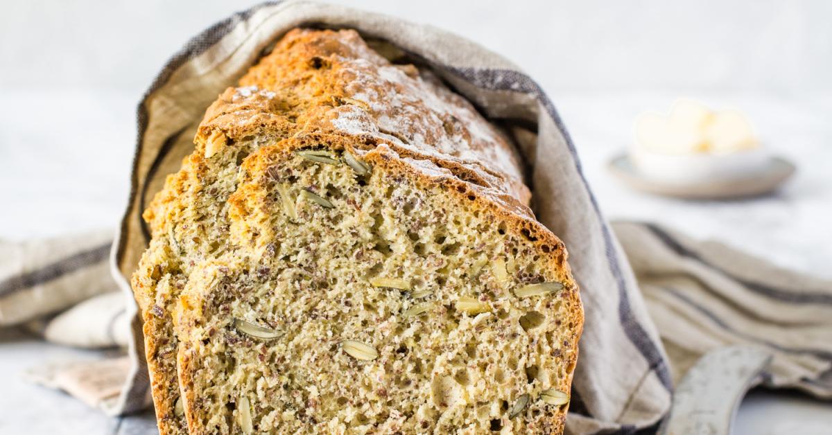 Dinkelbrot ohne Hefe backen mit Buttermilch | Simply Yummy