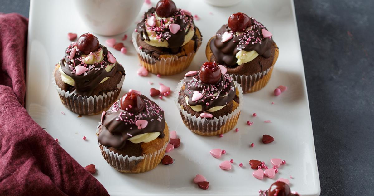 Donauwellen-Muffins - das beste Rezept | Simply Yummy