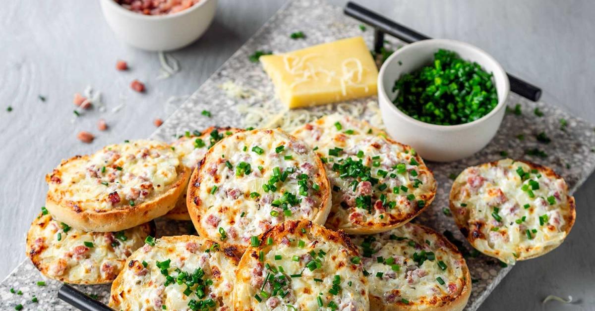 Knack Und Back Brötchen In Heißluftfritteuse Flammkuchen Brötchen einfach selber machen | Simply Yummy