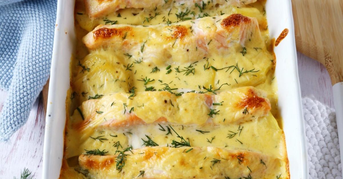 Lachs-Sahne-Gratin ganz fix! | Rezepte von Simply Yummy