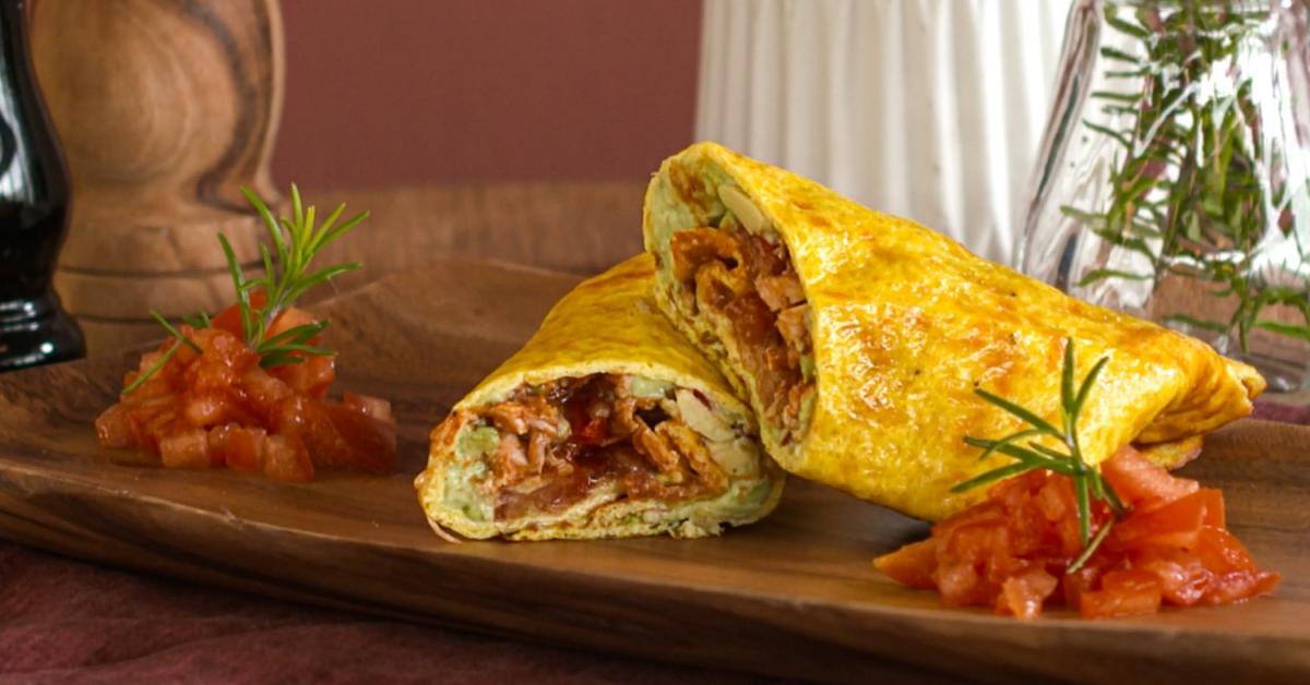 Low Carb Wraps mit Pulled Chicken Simply Yummy