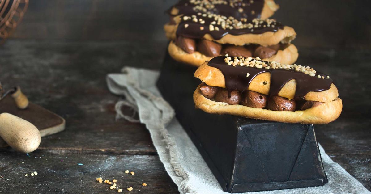 Schoko-Nuss-Eclairs | Simply Yummy