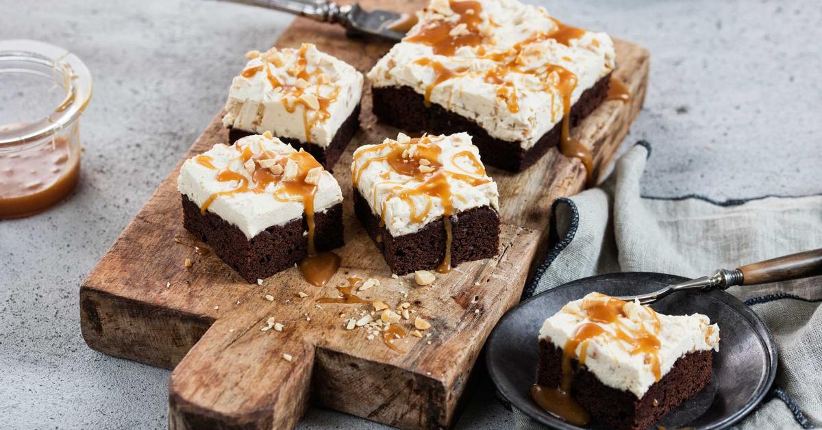 Erdnuss-Brownies mit Karamell | Simply Yummy
