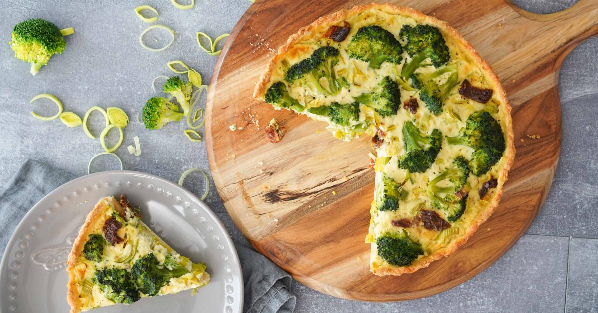 Brokkoli Quiche mit getrockneten Tomaten | Simply Yummy