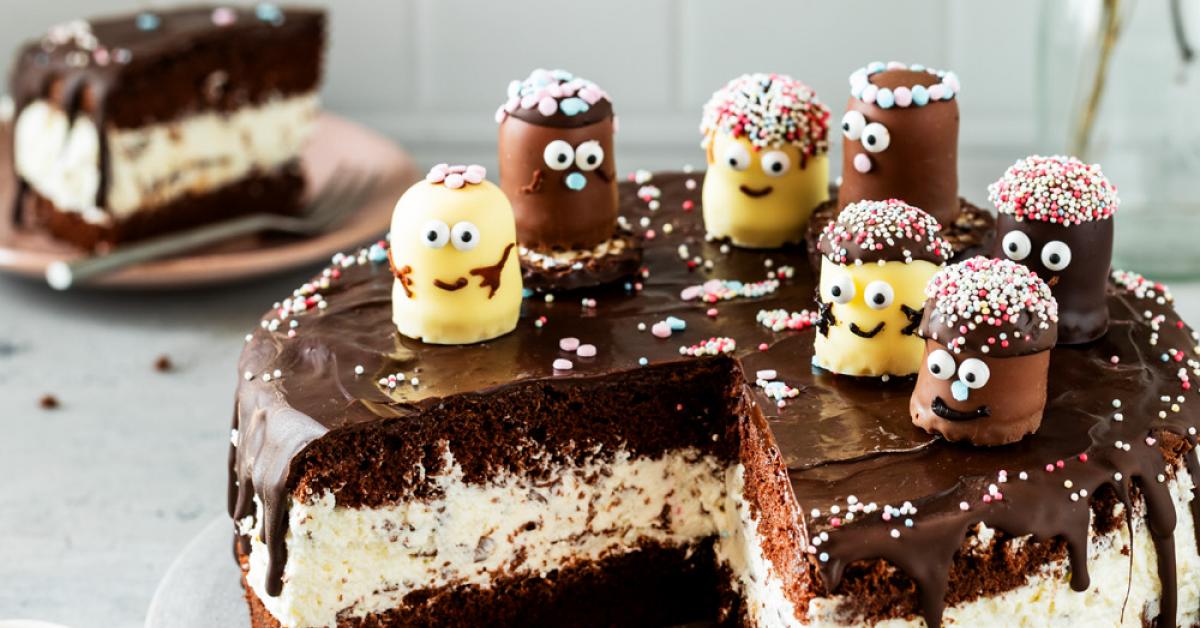 Geburtstagstorte mit Schokoküssen und Quark | Simply Yummy