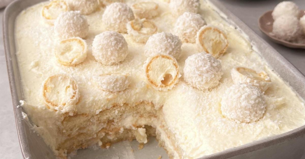 Raffaello Tiramisu schnell ohne Backen | Simply Yummy