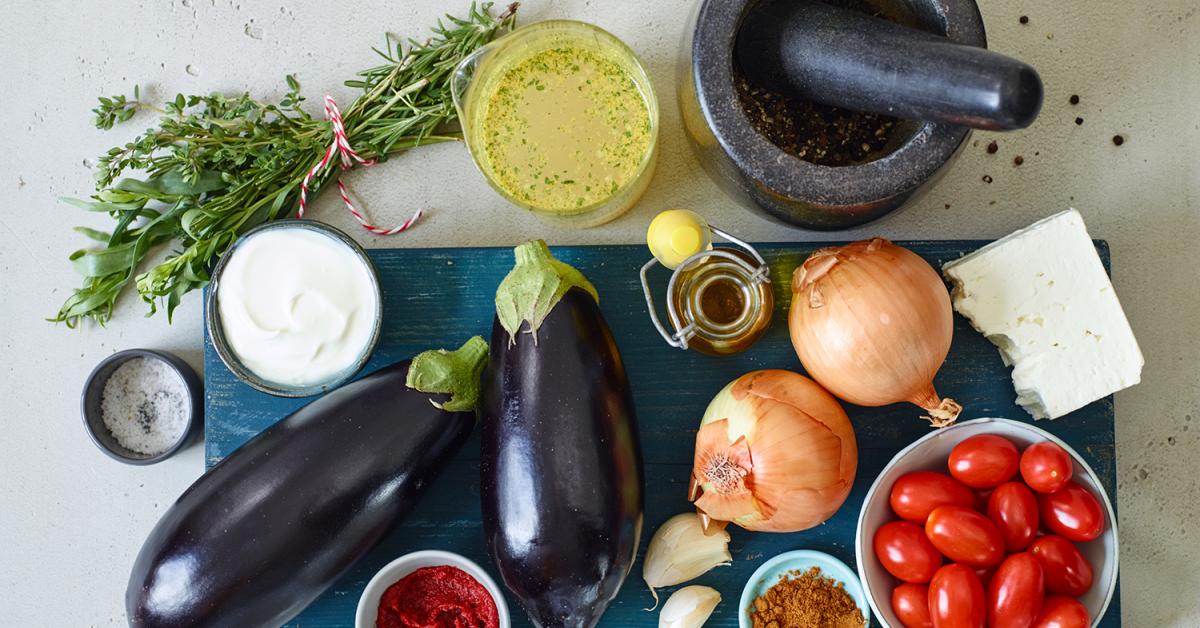 Überbackene Aubergine mit Fetacreme | Simply Yummy