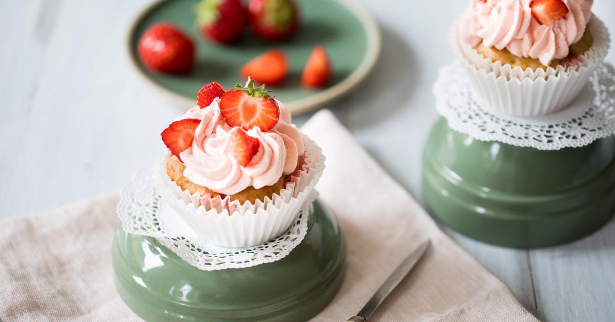 Vegane Cupcakes mit Erdbeeren | Simply Yummy