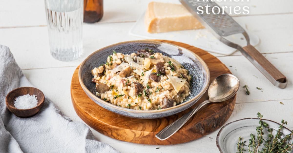Risotto mit Salsiccia und Pilzen im Cookit | Simply Yummy