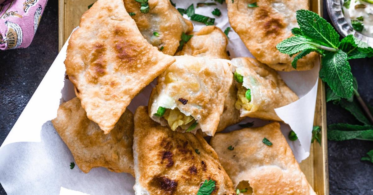 Samosas mit vegetarischer Füllung im Cookit | Simply Yummy