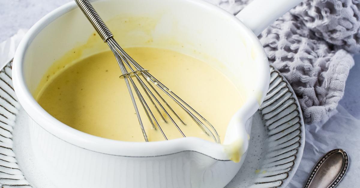 Sauce Hollandaise vegan einfaches Rezept Simply Yummy