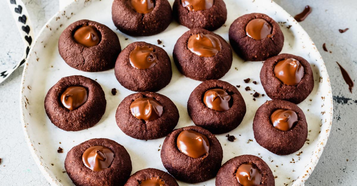 Festliche Engelsaugen Mit Schokoladenglasur - Rezepte Suchen