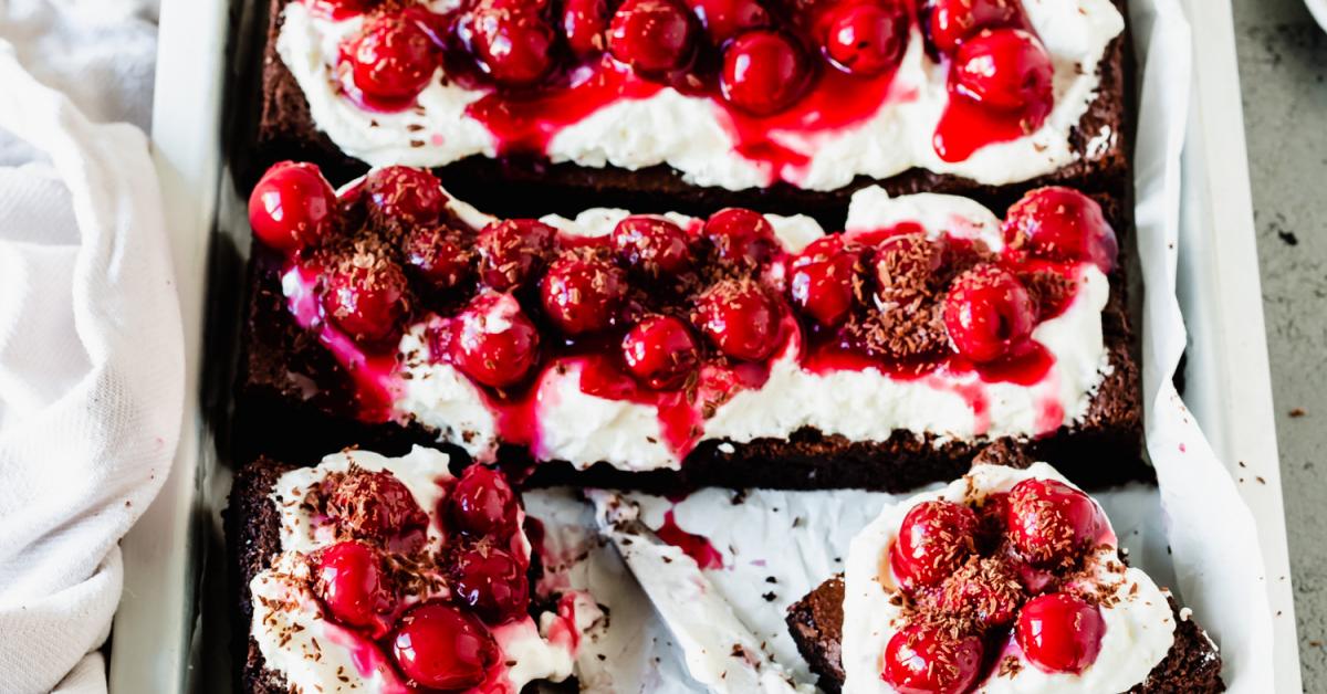 Schwarzwälder Kirsch Brownies Rezepte von Simply Yummy