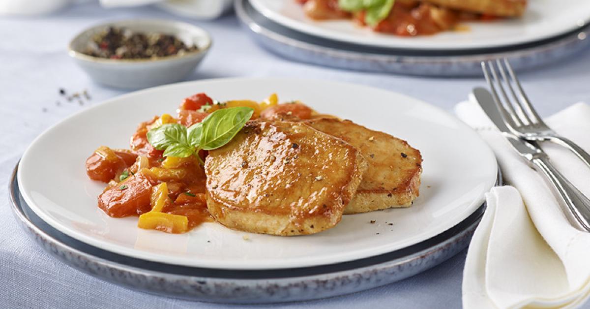Schweinekotelett mit Letschogemüse im Cookit | Simply Yummy
