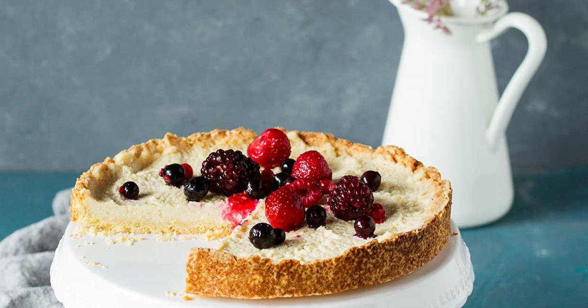 Veganer Käsekuchen mit Seidentofu | Simply Yummy