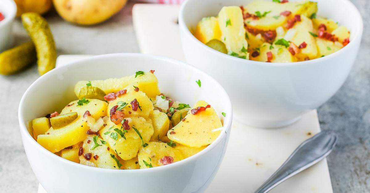 Warmer Kartoffelsalat mit Brühe - klassisch | Simply Yummy