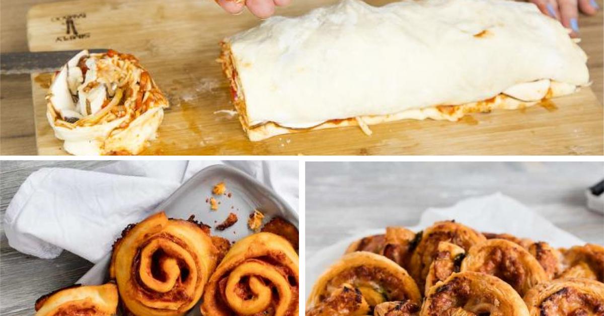 Pizzaschnecken: 11 einfache Rezepte, die fix fertig sind